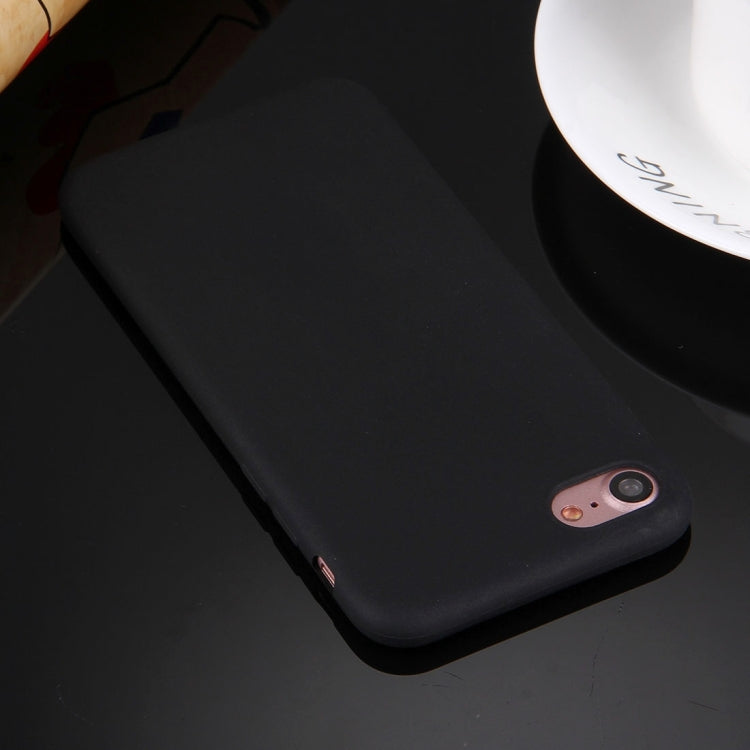 For  iPhone 8 & 7  Solid Color TPU Protective Case Without Round Hole