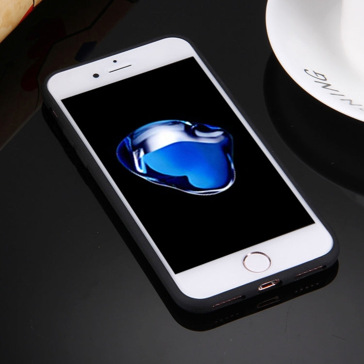 For  iPhone 8 & 7  Solid Color TPU Protective Case Without Round Hole