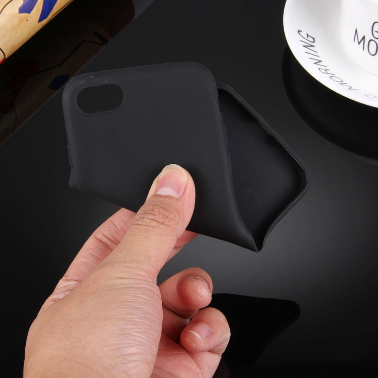 For  iPhone 8 & 7  Solid Color TPU Protective Case Without Round Hole
