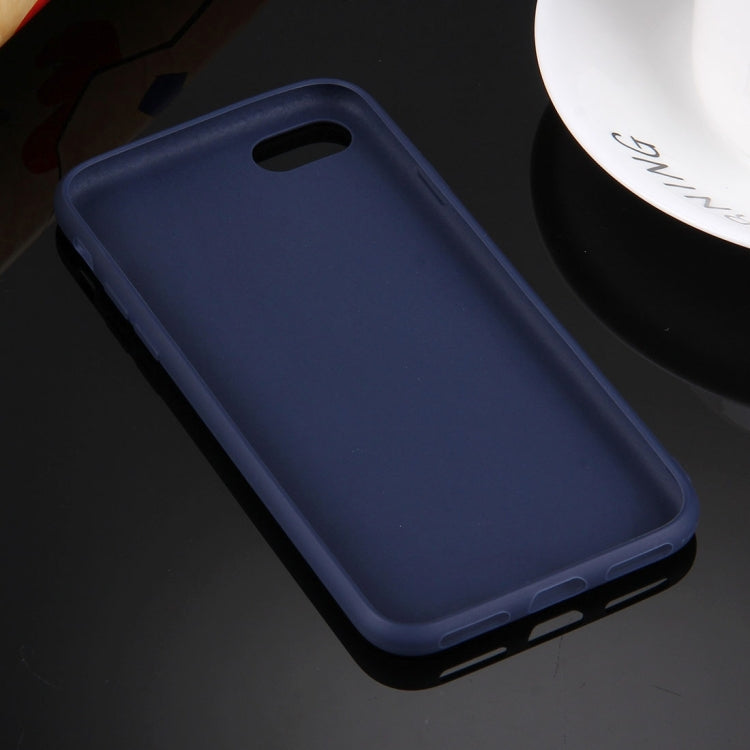For  iPhone 8 & 7  Solid Color TPU Protective Case Without Round Hole