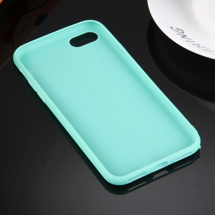 For  iPhone 8 & 7  Solid Color TPU Protective Case Without Round Hole