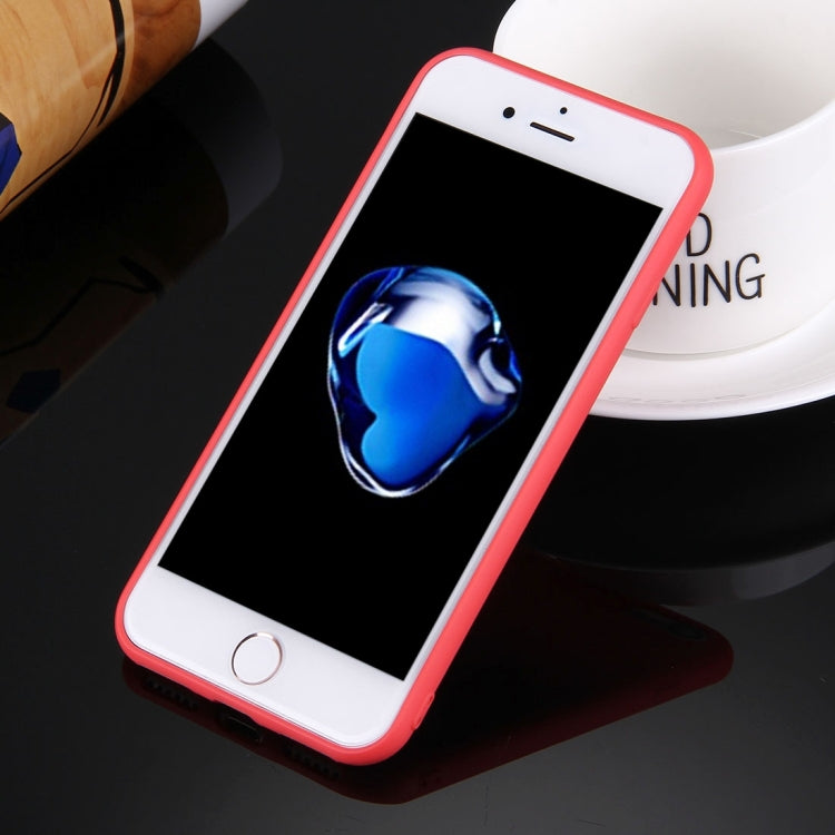 For  iPhone 8 & 7  Solid Color TPU Protective Case Without Round Hole