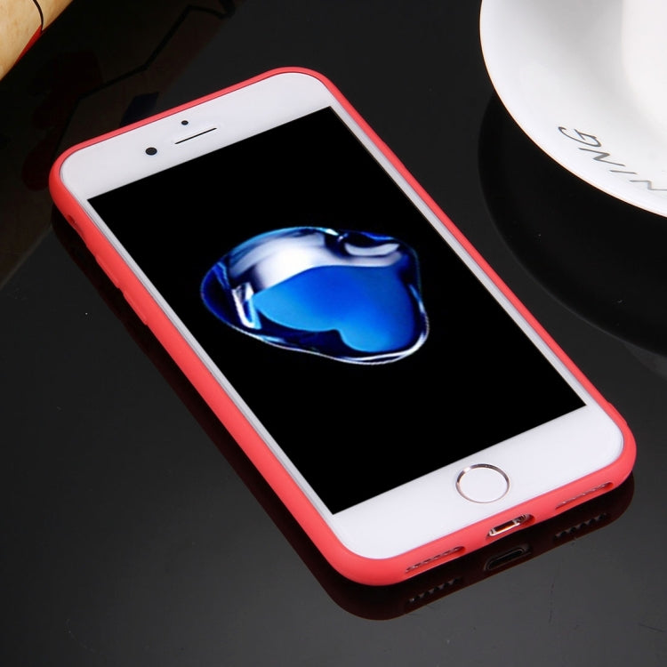 For  iPhone 8 & 7  Solid Color TPU Protective Case Without Round Hole