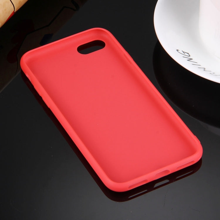 For  iPhone 8 & 7  Solid Color TPU Protective Case Without Round Hole