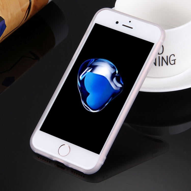 For  iPhone 8 & 7  Solid Color TPU Protective Case Without Round Hole