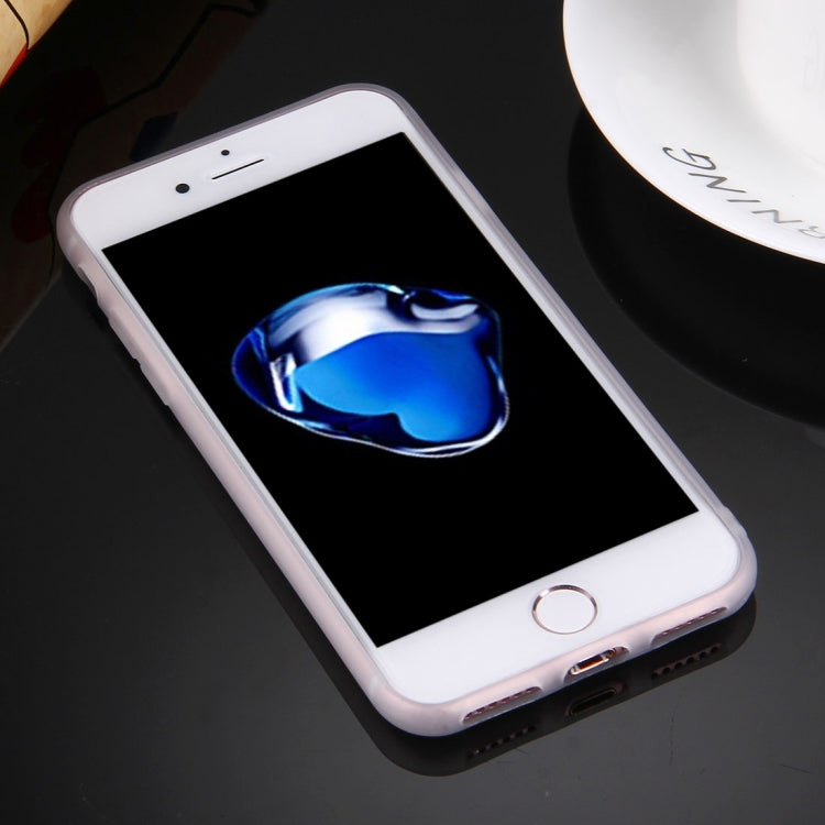 For  iPhone 8 & 7  Solid Color TPU Protective Case Without Round Hole