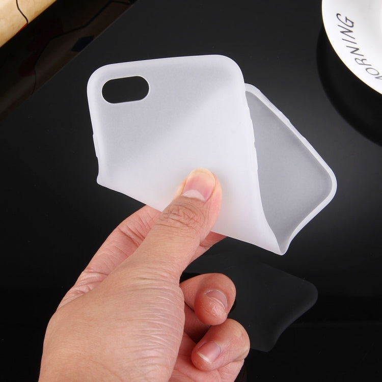 For  iPhone 8 & 7  Solid Color TPU Protective Case Without Round Hole