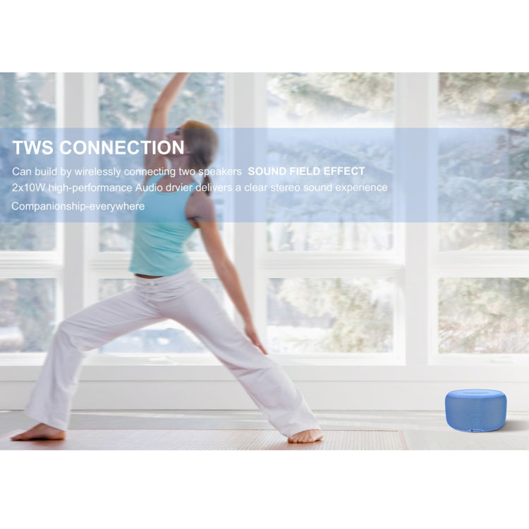 NewRixing NR-4015 10W Simple Portable Wireless Bluetooth Stereo Speaker Support TWS Function Speaker