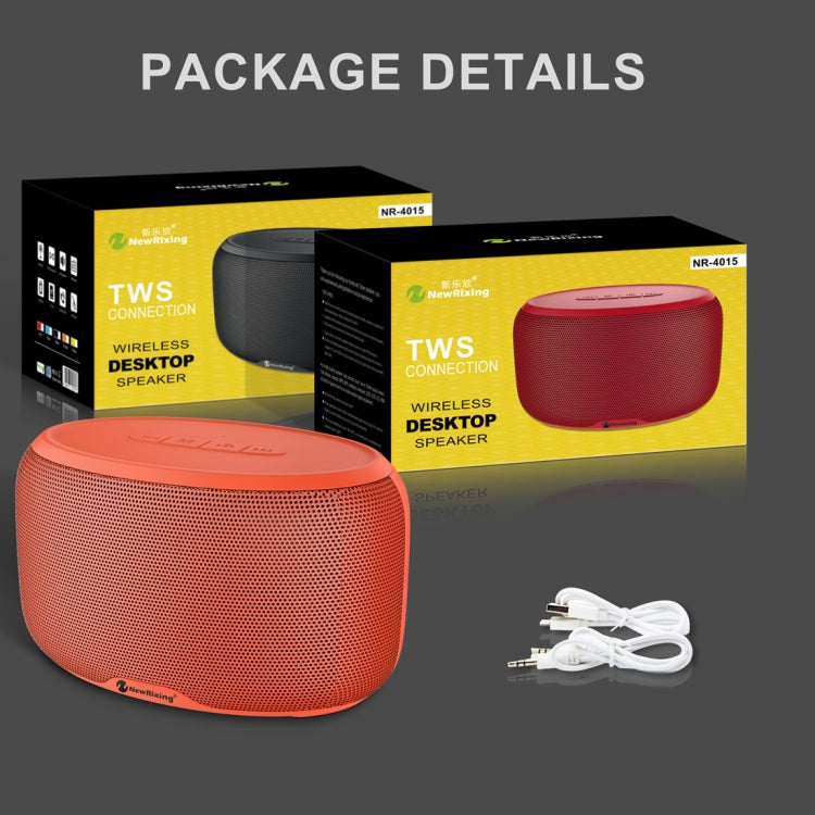 NewRixing NR-4015 10W Simple Portable Wireless Bluetooth Stereo Speaker Support TWS Function Speaker