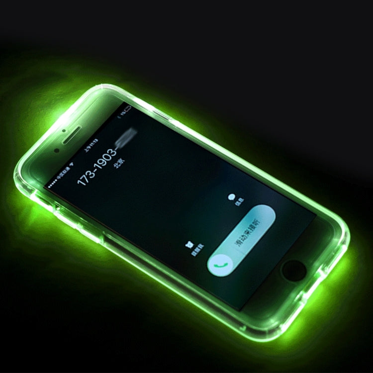 ROCK for  iPhone 8 & 7  Slide Slice Design TPU + PC Protective Case with Colour Call LED Lighting Flashing Function