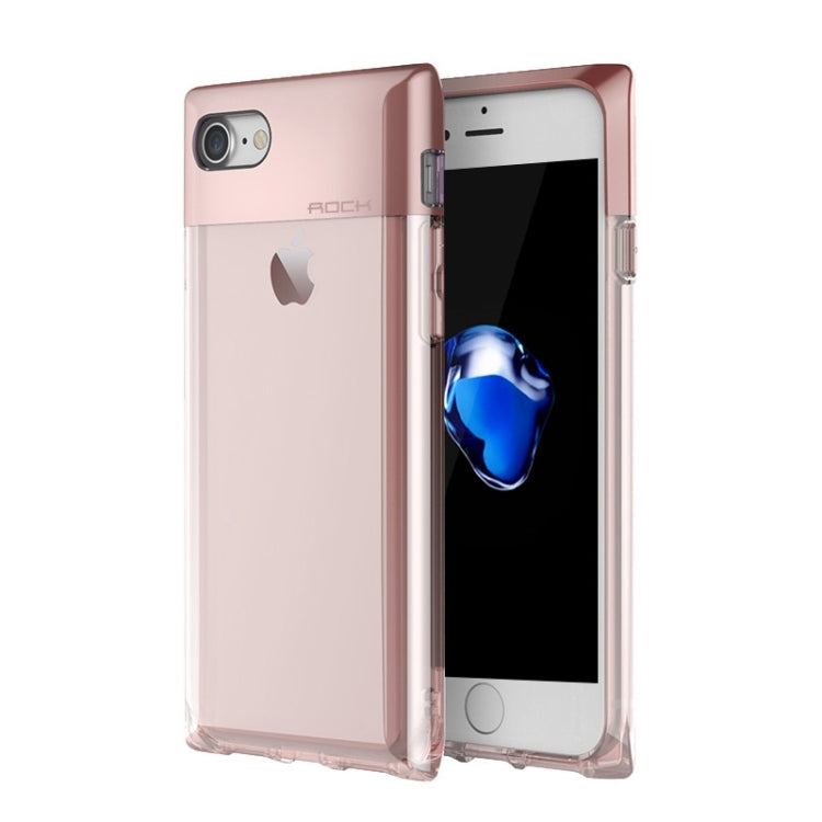 ROCK Crystal Series for  iPhone 8 & 7  Fashion Perfume Bottle Shape TPU + PC Protective Case with Sling Hole & Call LED Lighting Flashing Function