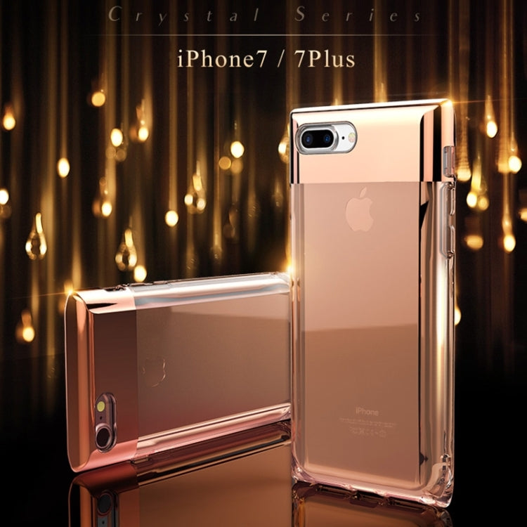 ROCK Crystal Series for  iPhone 8 & 7  Fashion Perfume Bottle Shape TPU + PC Protective Case with Sling Hole & Call LED Lighting Flashing Function