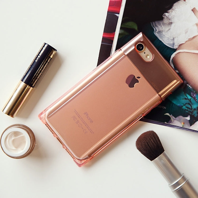 ROCK Crystal Series for  iPhone 8 & 7  Fashion Perfume Bottle Shape TPU + PC Protective Case with Sling Hole & Call LED Lighting Flashing Function