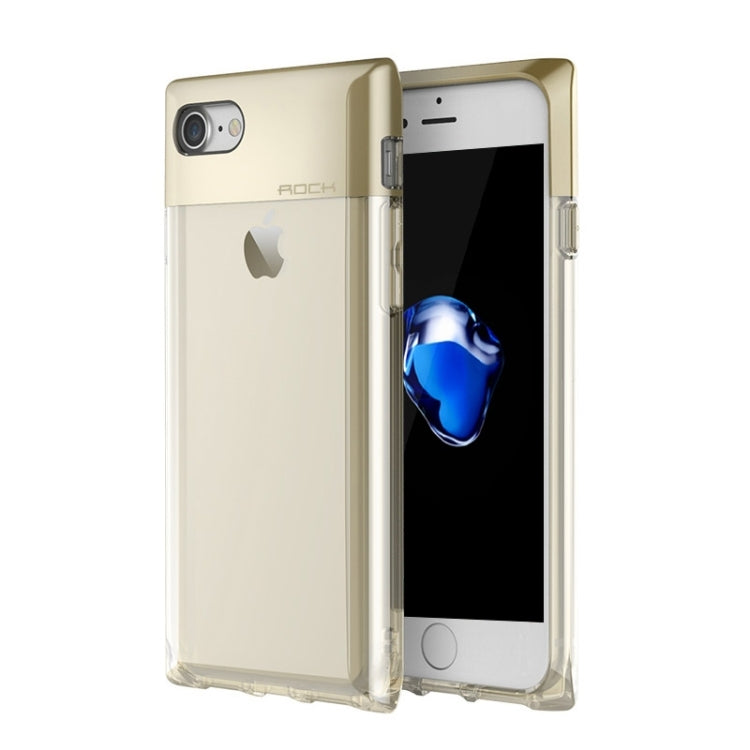 ROCK Crystal Series for  iPhone 8 & 7  Fashion Perfume Bottle Shape TPU + PC Protective Case with Sling Hole & Call LED Lighting Flashing Function