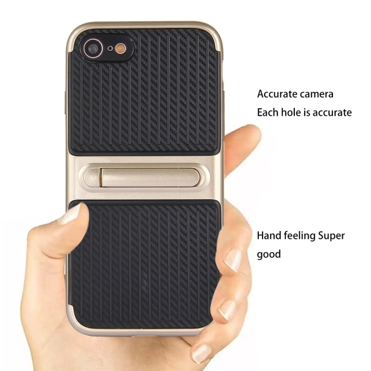 For  iPhone 8 & 7  Trunk Shape TPUï¼‹ABS Oil Spout Craft Combination Protective Case with Holder