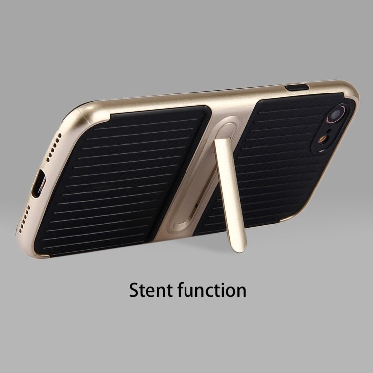 For  iPhone 8 & 7  Trunk Shape TPUï¼‹ABS Oil Spout Craft Combination Protective Case with Holder