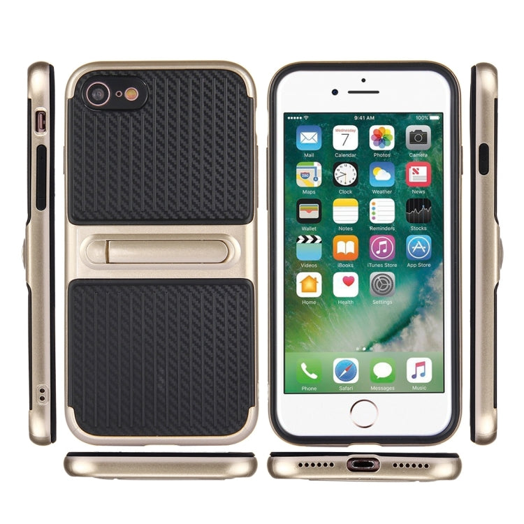 For  iPhone 8 & 7  Trunk Shape TPUï¼‹ABS Oil Spout Craft Combination Protective Case with Holder