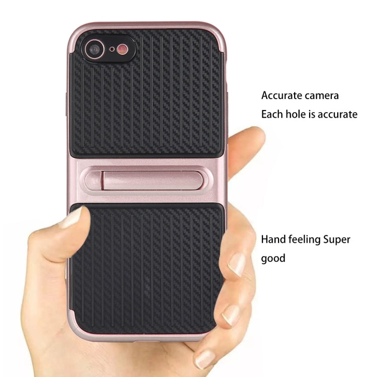 For  iPhone 8 & 7  Trunk Shape TPUï¼‹ABS Oil Spout Craft Combination Protective Case with Holder