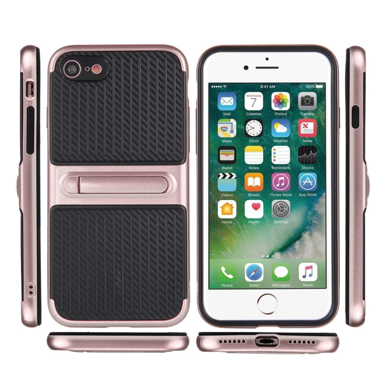 For  iPhone 8 & 7  Trunk Shape TPUï¼‹ABS Oil Spout Craft Combination Protective Case with Holder
