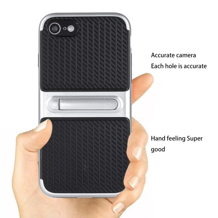 For  iPhone 8 & 7  Trunk Shape TPUï¼‹ABS Oil Spout Craft Combination Protective Case with Holder