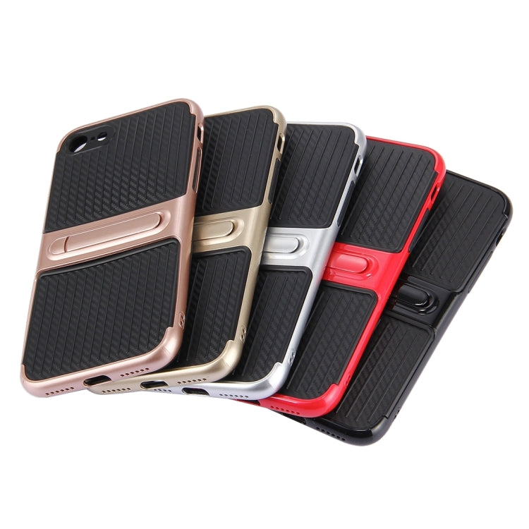 For  iPhone 8 & 7  Trunk Shape TPUï¼‹ABS Oil Spout Craft Combination Protective Case with Holder