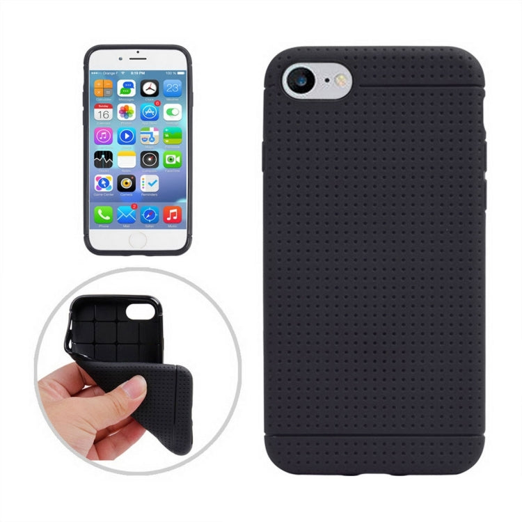 For  iPhone 8 & 7  Honeycomb Texture Soft TPU Protective Case
