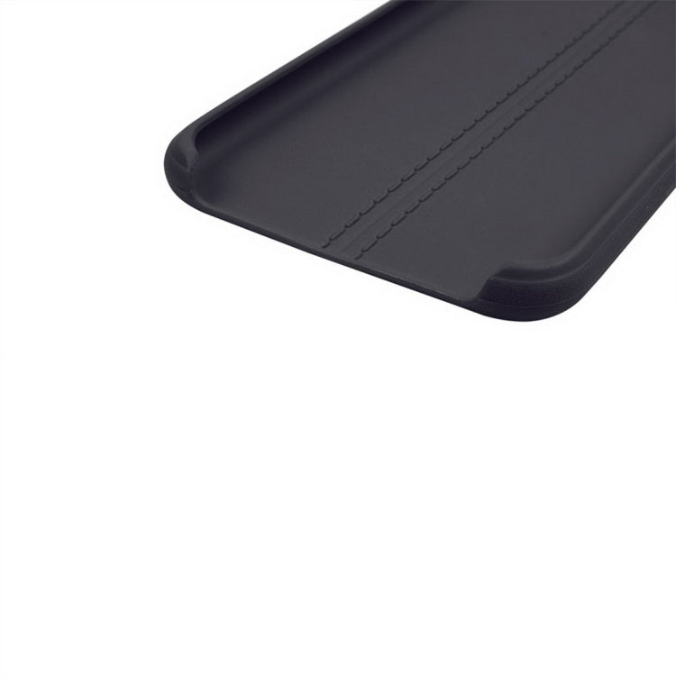 For  iPhone 8 & 7  Central Double Line Smooth Surface Soft TPU Protective Case
