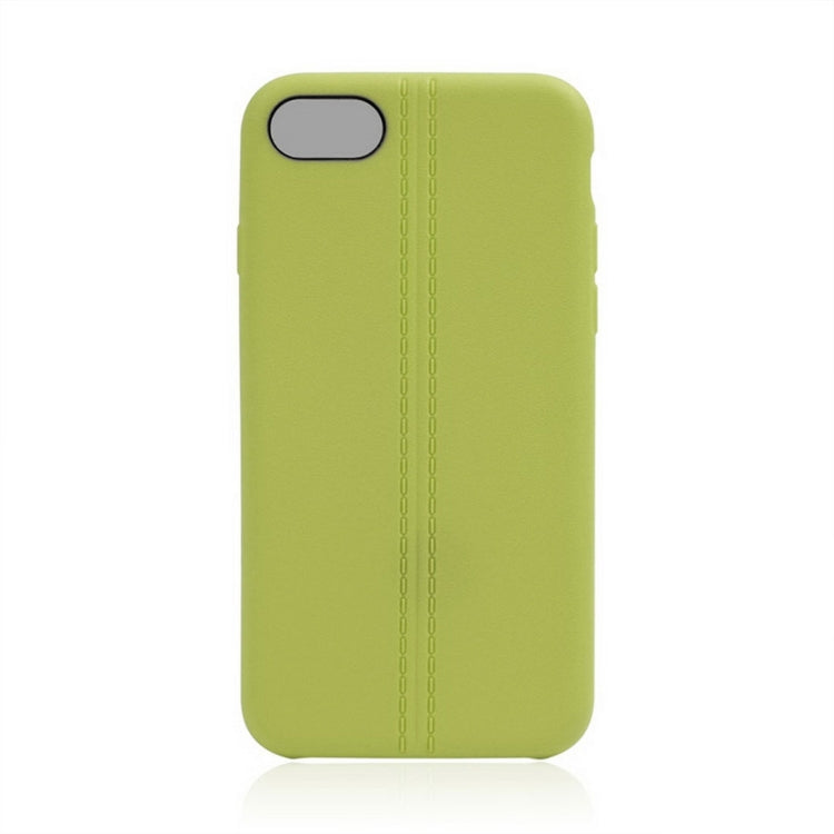For  iPhone 8 & 7  Central Double Line Smooth Surface Soft TPU Protective Case