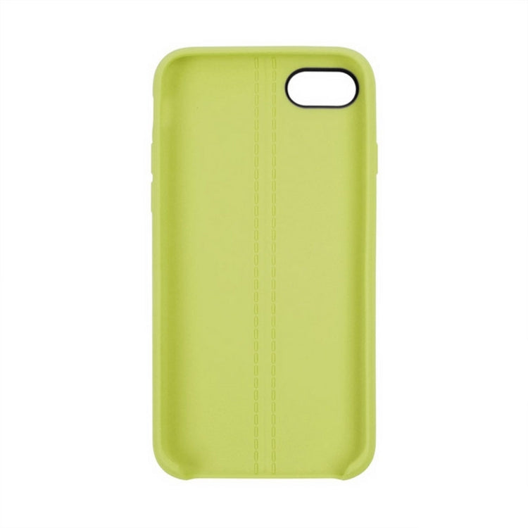 For  iPhone 8 & 7  Central Double Line Smooth Surface Soft TPU Protective Case