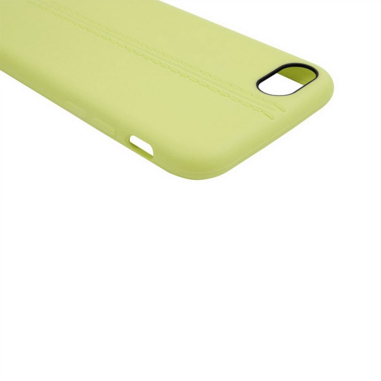 For  iPhone 8 & 7  Central Double Line Smooth Surface Soft TPU Protective Case