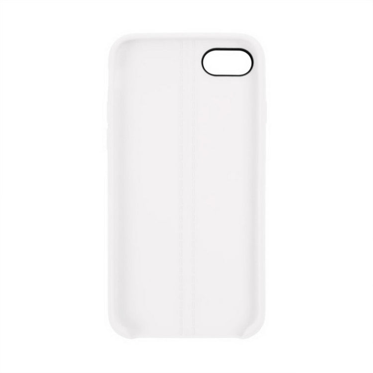 For  iPhone 8 & 7  Central Double Line Smooth Surface Soft TPU Protective Case
