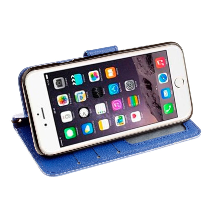 For  iPhone 8 & 7  Litchi Texture Horizontal Flip Leather Case with Photo Frame & Card Slots & Wallet & Holder & Lanyard