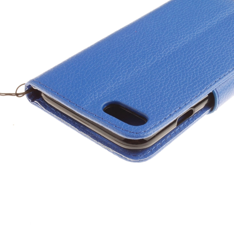 For  iPhone 8 & 7  Litchi Texture Horizontal Flip Leather Case with Photo Frame & Card Slots & Wallet & Holder & Lanyard