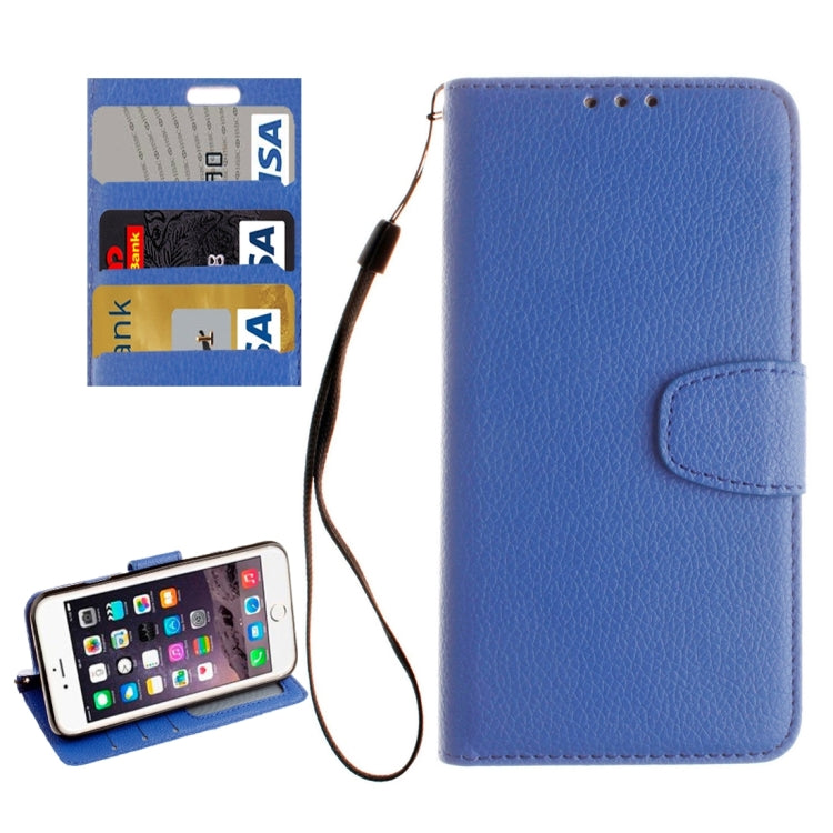 For  iPhone 8 & 7  Litchi Texture Horizontal Flip Leather Case with Photo Frame & Card Slots & Wallet & Holder & Lanyard