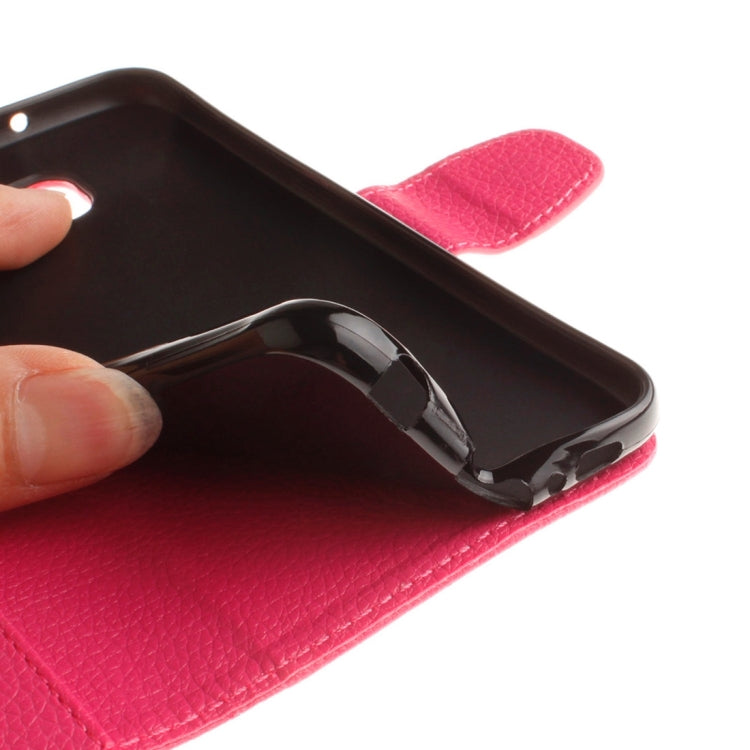 For  iPhone 8 & 7  Litchi Texture Horizontal Flip Leather Case with Photo Frame & Card Slots & Wallet & Holder & Lanyard