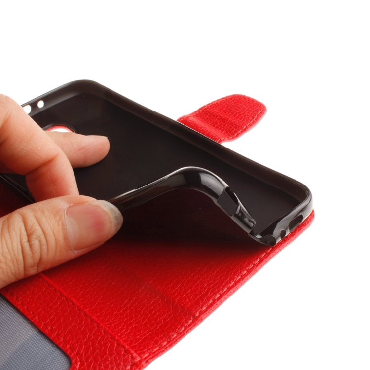 For  iPhone 8 & 7  Litchi Texture Horizontal Flip Leather Case with Photo Frame & Card Slots & Wallet & Holder & Lanyard