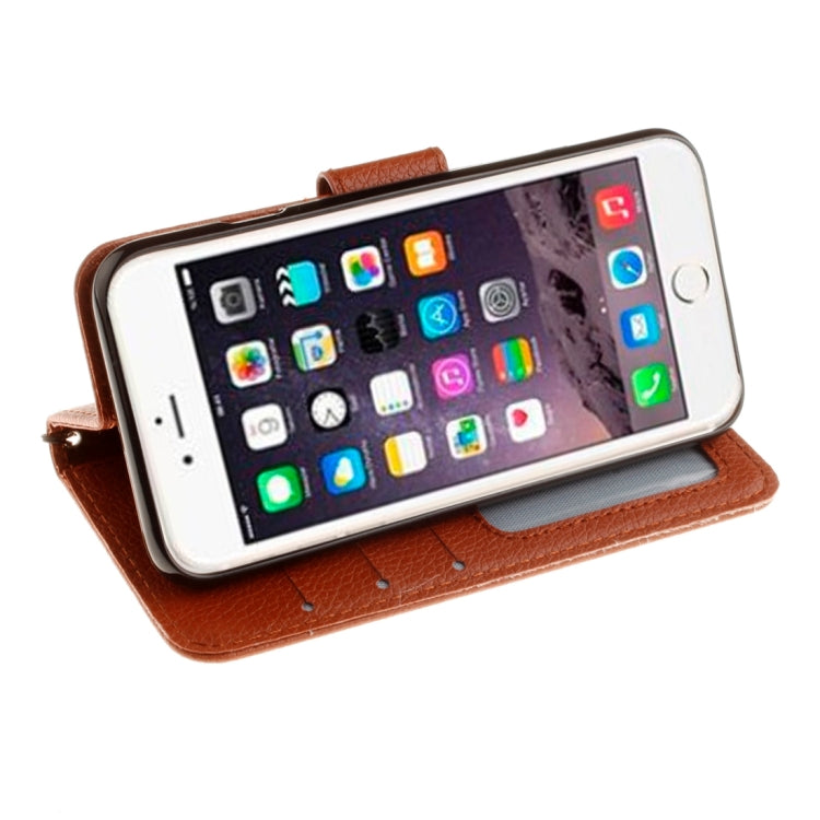 For  iPhone 8 & 7  Litchi Texture Horizontal Flip Leather Case with Photo Frame & Card Slots & Wallet & Holder & Lanyard
