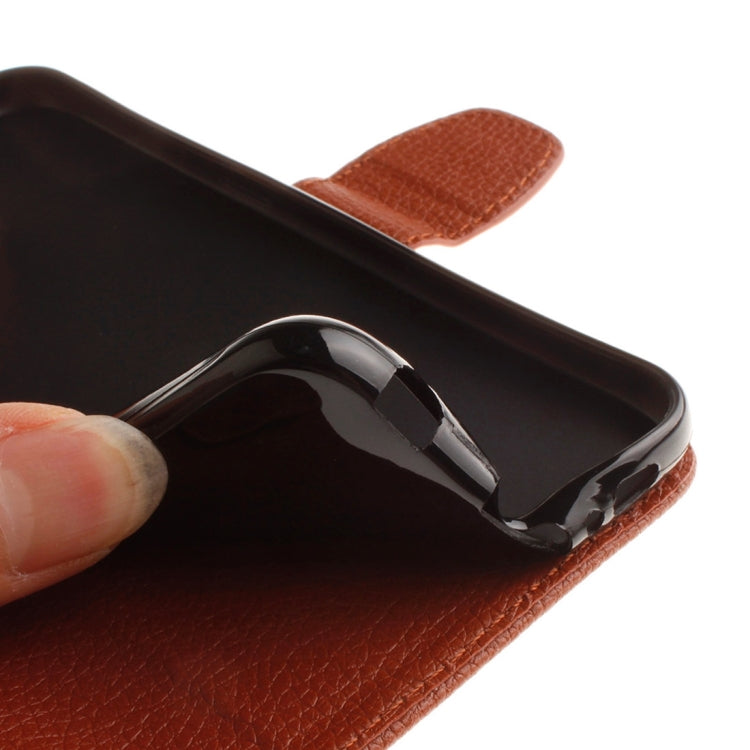 For  iPhone 8 & 7  Litchi Texture Horizontal Flip Leather Case with Photo Frame & Card Slots & Wallet & Holder & Lanyard