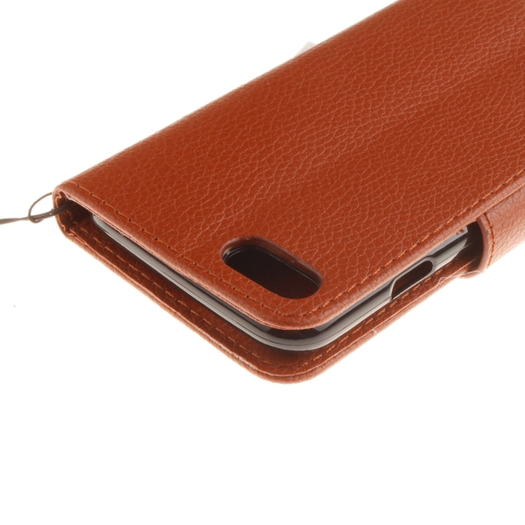 For  iPhone 8 & 7  Litchi Texture Horizontal Flip Leather Case with Photo Frame & Card Slots & Wallet & Holder & Lanyard