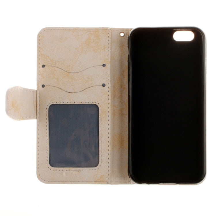 For  iPhone 8 & 7  Embossed Mandragora Pattern Horizontal Flip Leather Case with Card Slot & Holder & Wallet & Lanyard