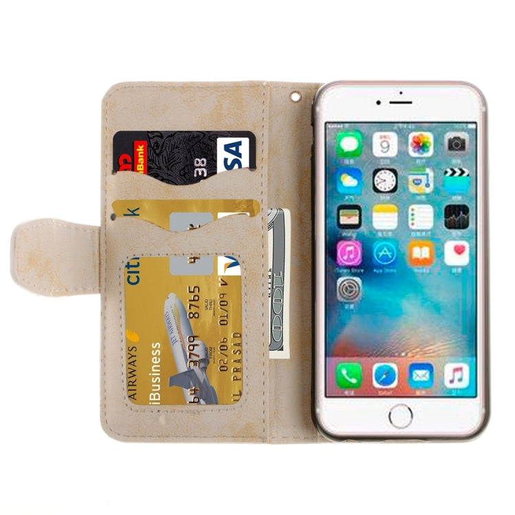 For  iPhone 8 & 7  Embossed Mandragora Pattern Horizontal Flip Leather Case with Card Slot & Holder & Wallet & Lanyard