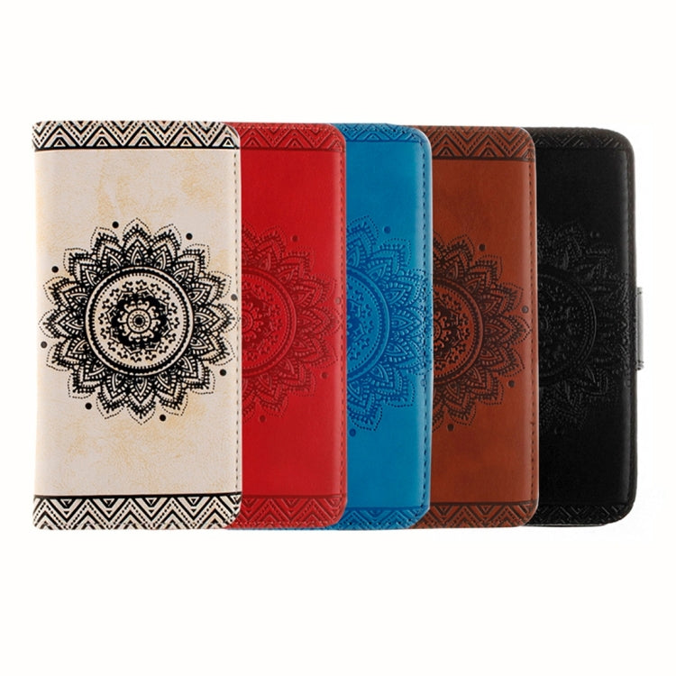 For  iPhone 8 & 7  Embossed Mandragora Pattern Horizontal Flip Leather Case with Card Slot & Holder & Wallet & Lanyard