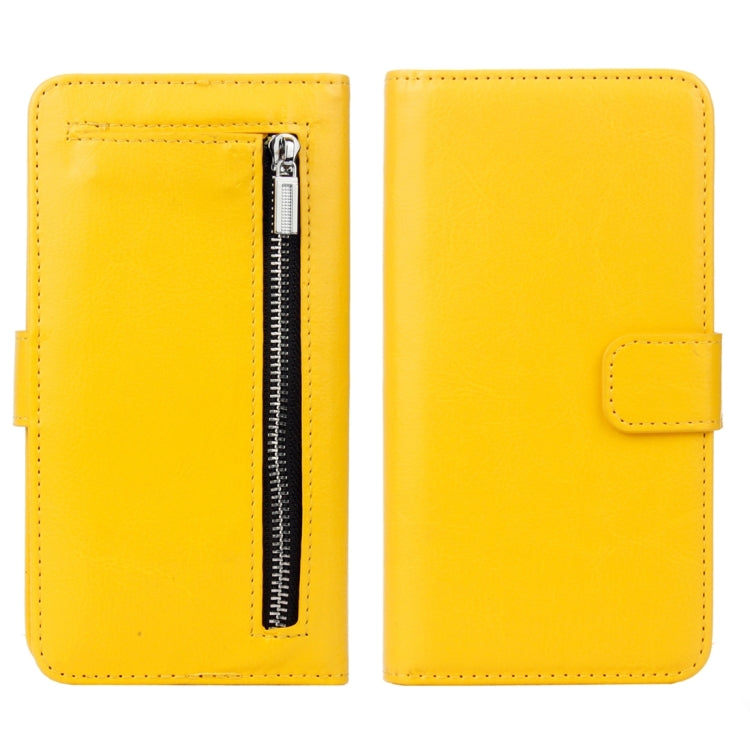For  iPhone 8 & 7  Separable Crazy Horse Texture Zipper Wallet Style Flip Leather Case