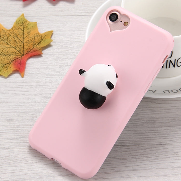 For  iPhone 8 & 7  3D Panda Pattern Squeeze Relief Squishy Dropproof Protective Back Cover Case