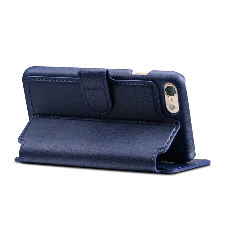 For  iPhone 8 & 7  Cowhide Texture Horizontal Flip Leather Case with Holder & Card Slots & Wallet