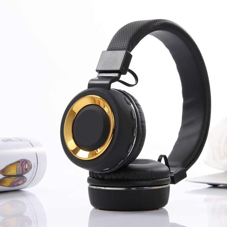 SH-18 Headband Folding Stereo Wireless Bluetooth Headphone Headset, Support 3.5mm Audio & Handsfree Call & TF Card & FM, for iPhone, iPad, iPod, Samsung, HTC, Sony, Huawei, Xiaomi and other Audio Devices