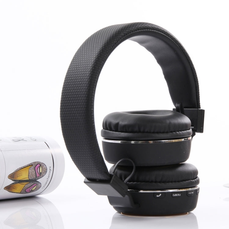 SH-18 Headband Folding Stereo Wireless Bluetooth Headphone Headset, Support 3.5mm Audio & Handsfree Call & TF Card & FM, for iPhone, iPad, iPod, Samsung, HTC, Sony, Huawei, Xiaomi and other Audio Devices
