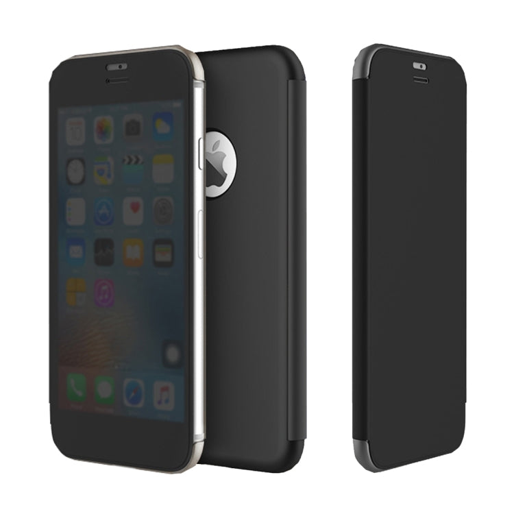 Rock Dr.V Series for iPhone 8 Business Style Ultrathin Flip Protective Case with Visible Front Cover & Call Display ID