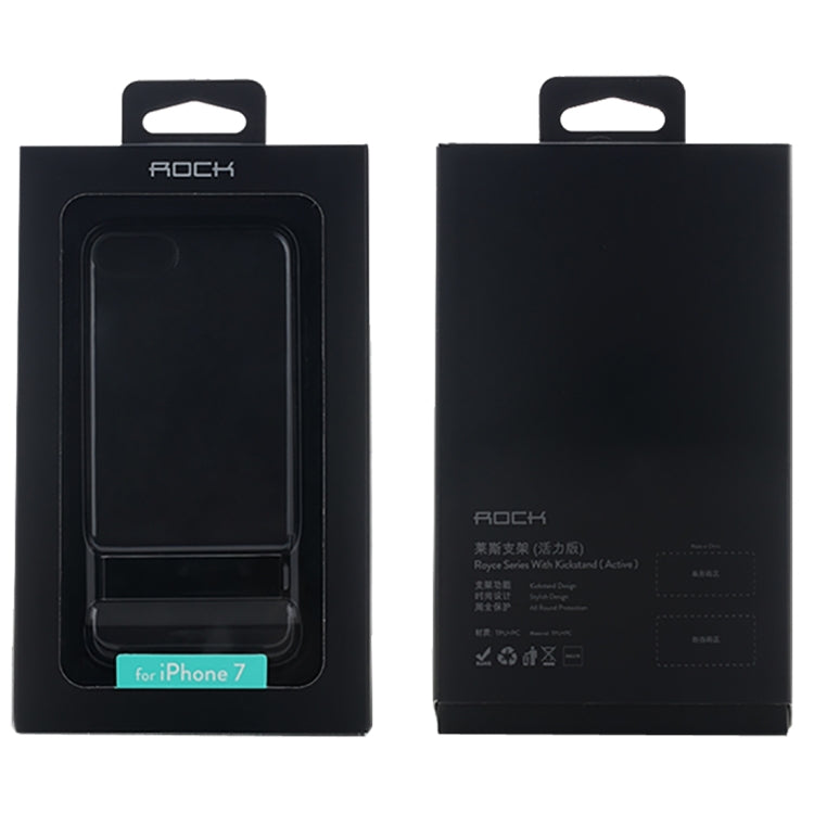 Rock Royce Series(Active) for  iPhone 8 & 7  Business Style TPU + PC Protective Case with Holder Kickstand