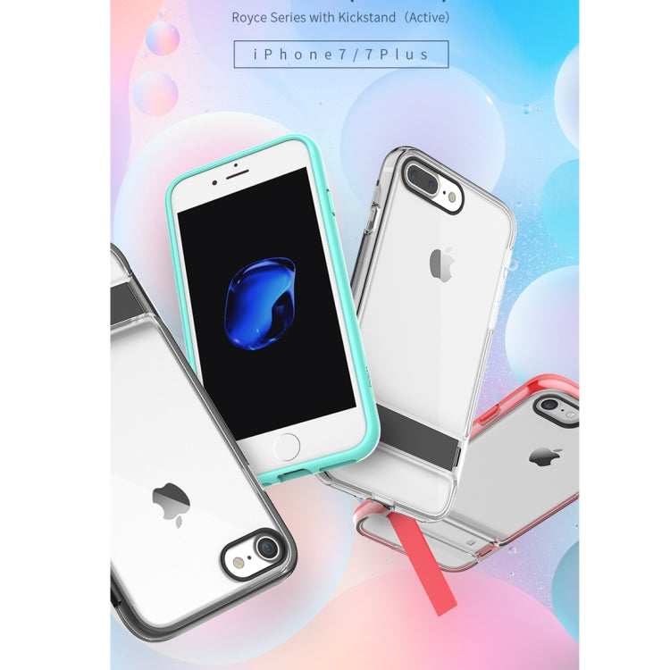 Rock Royce Series(Active) for  iPhone 8 & 7  Business Style TPU + PC Protective Case with Holder Kickstand